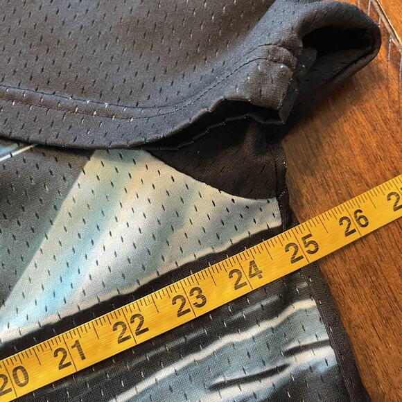 HUF Shirt Mens XL Black Mesh Jersey V-Neck Mercedes Car Graphic 20th Anniversary - Picture 7 of 9